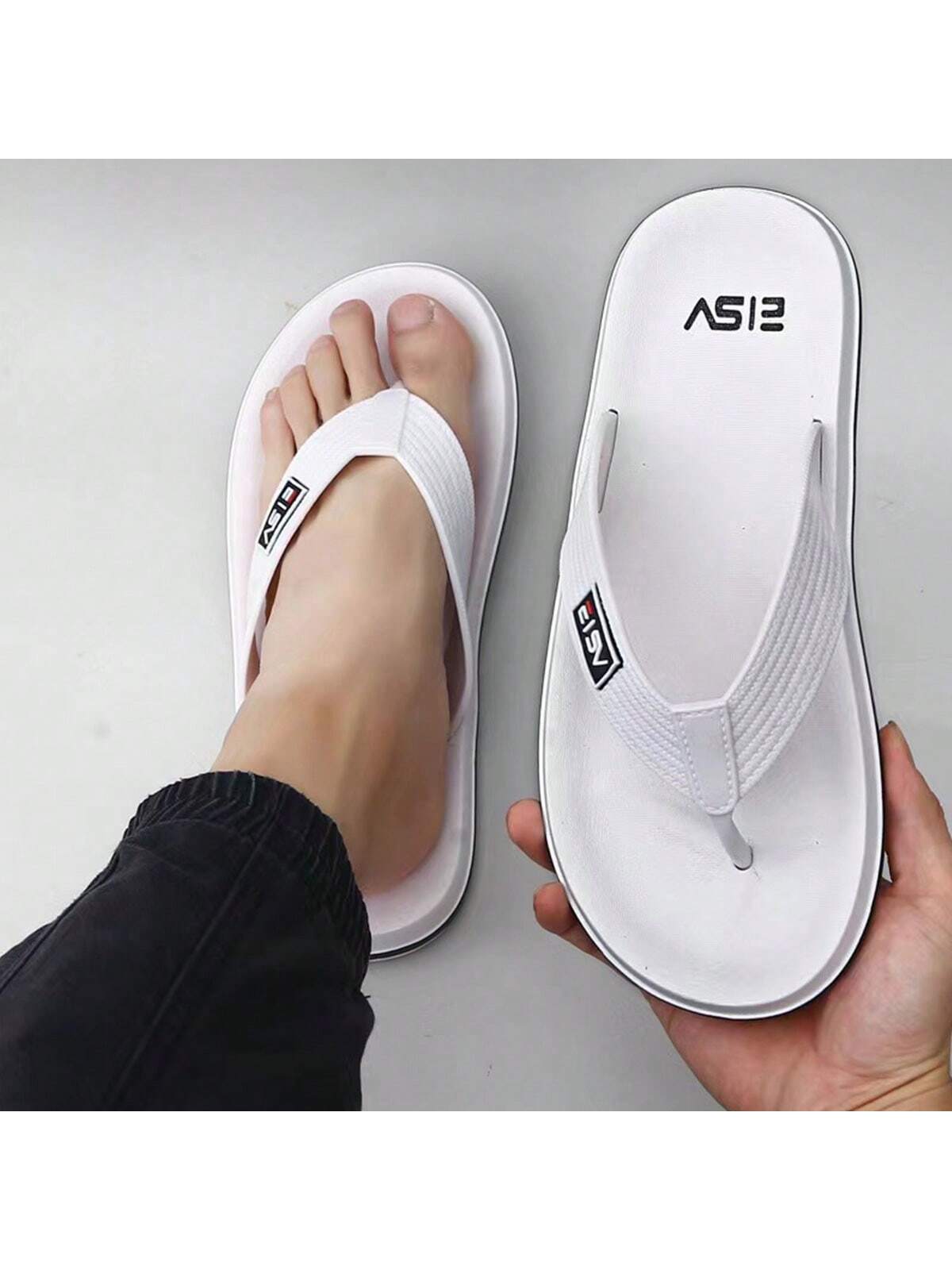 2023 New Arrivals Men'S Slippers, Trendy & Durable Anti-Slip Outdoor Beach Flip-Flops With Open Toe