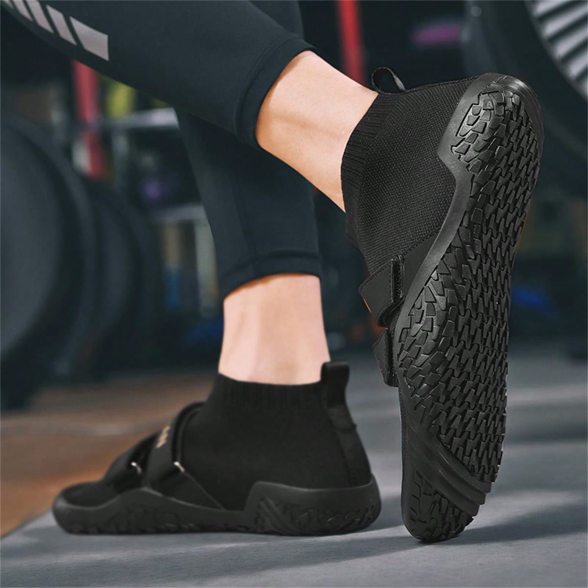 Indoor Fitness Cross Training Shoes For Quiet Skipping, Barefoot Strength, Deep Squat, Deadlift, Weight Lifting