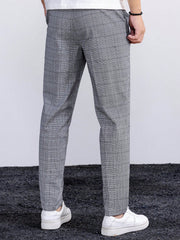 Manfinity Mode Men's Plaid Dress Pants