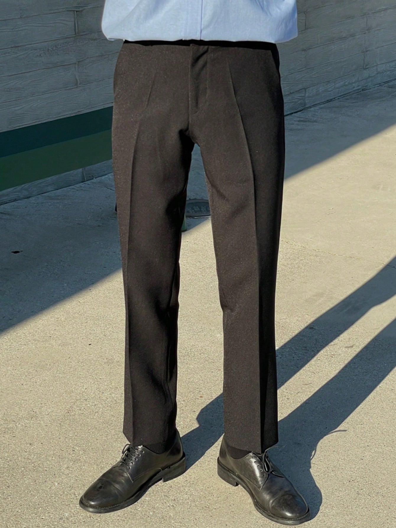 DAZY Men's Solid Color Suit Pants