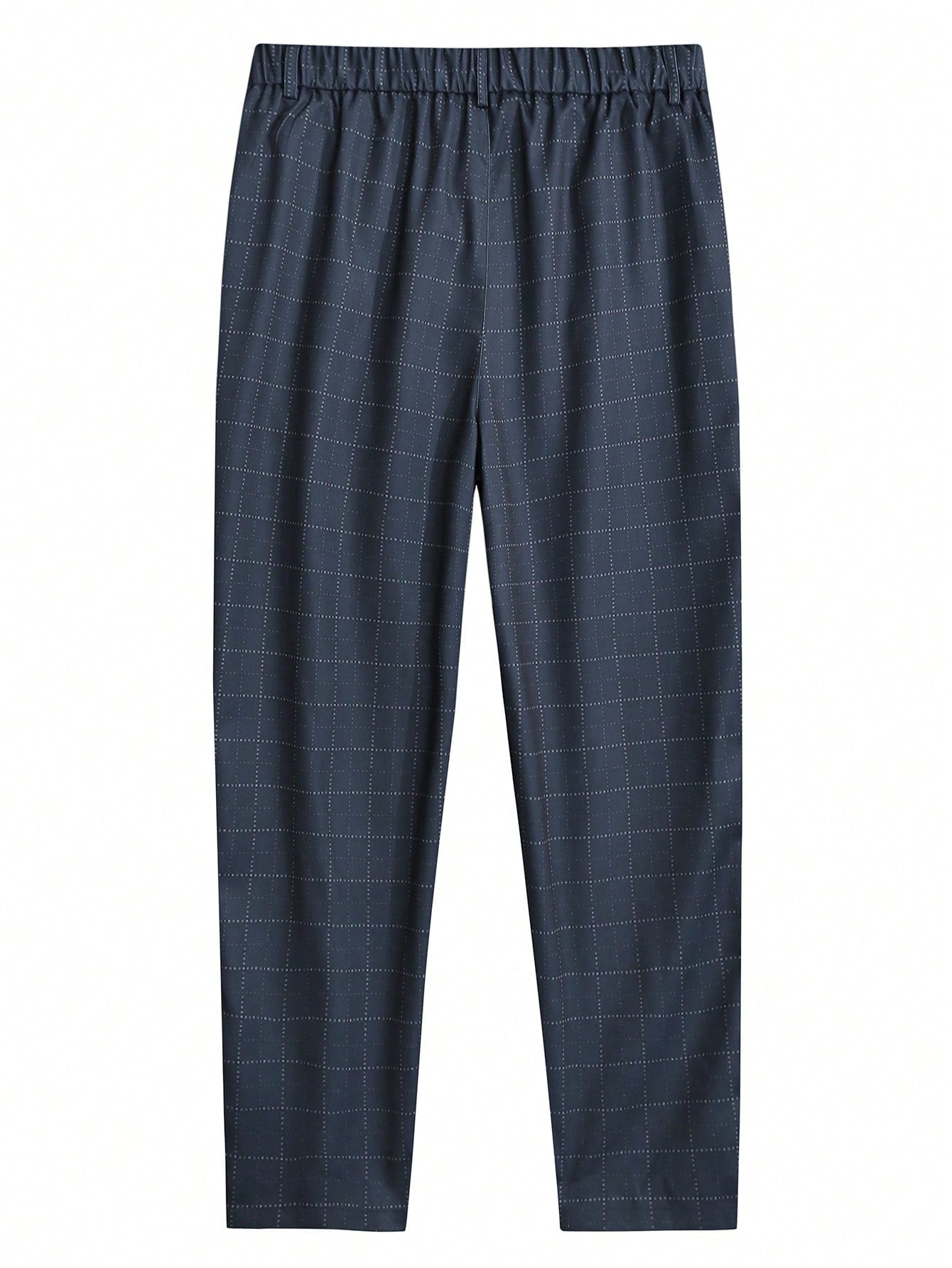 Manfinity Mode Men's Plaid Suit Pants