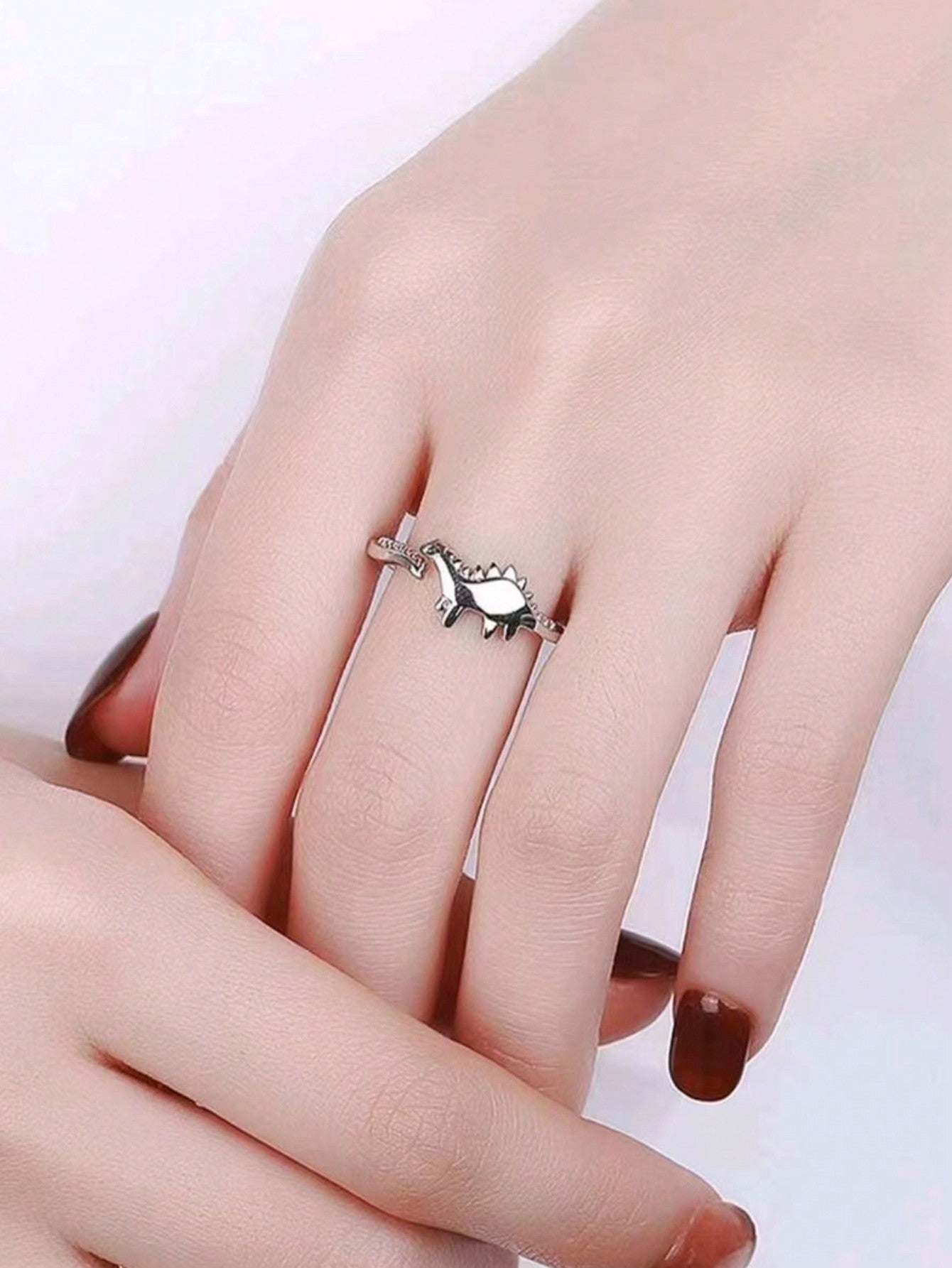 1pc Water Drop Shaped Ring Wrap Ring, Simple And Versatile Women'S Open Ring