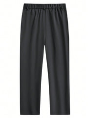 Manfinity Mode Men's Solid Color Suit Pants