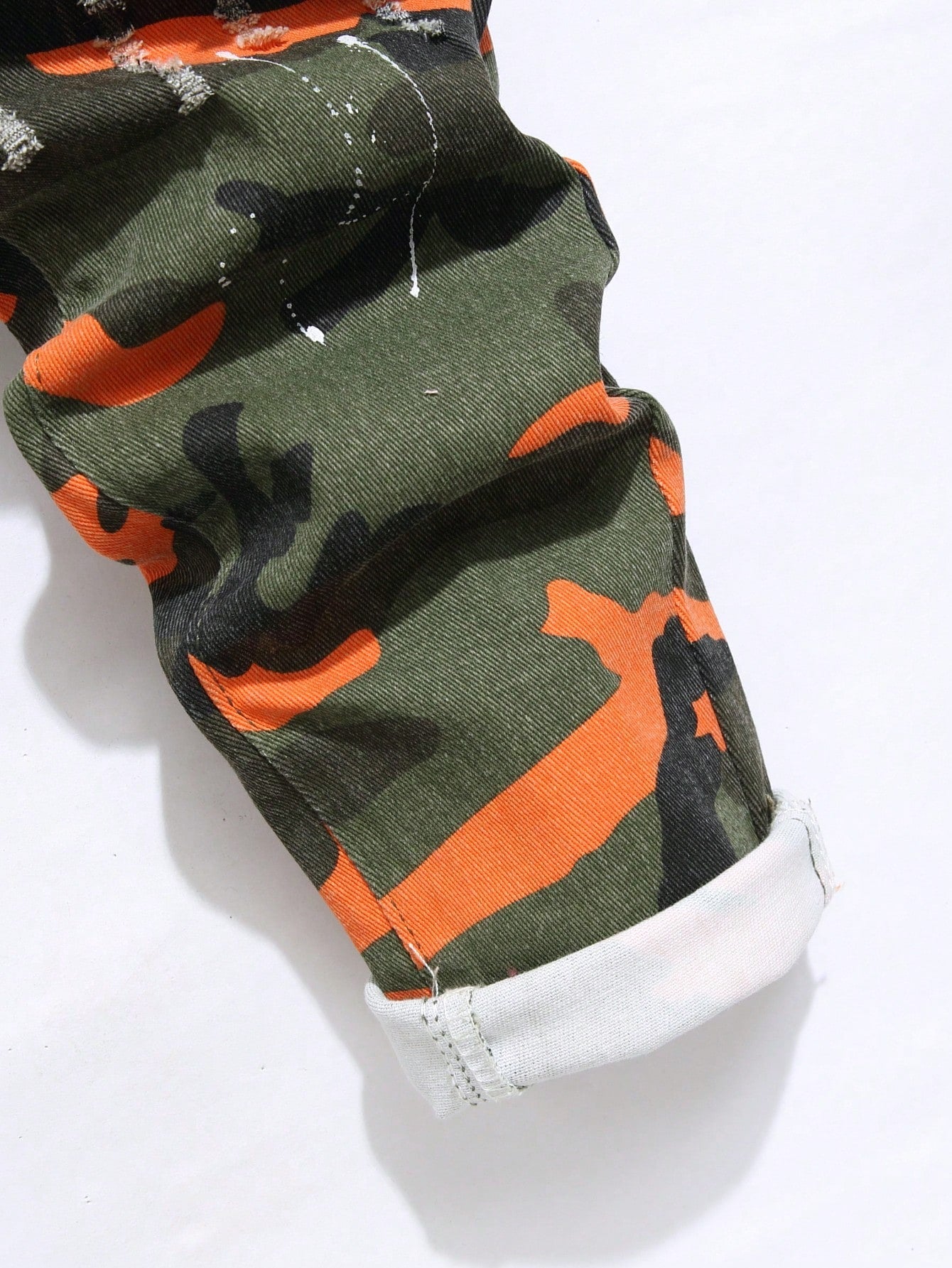 Manfinity EMRG Men'S Camouflage Ripped Jeans