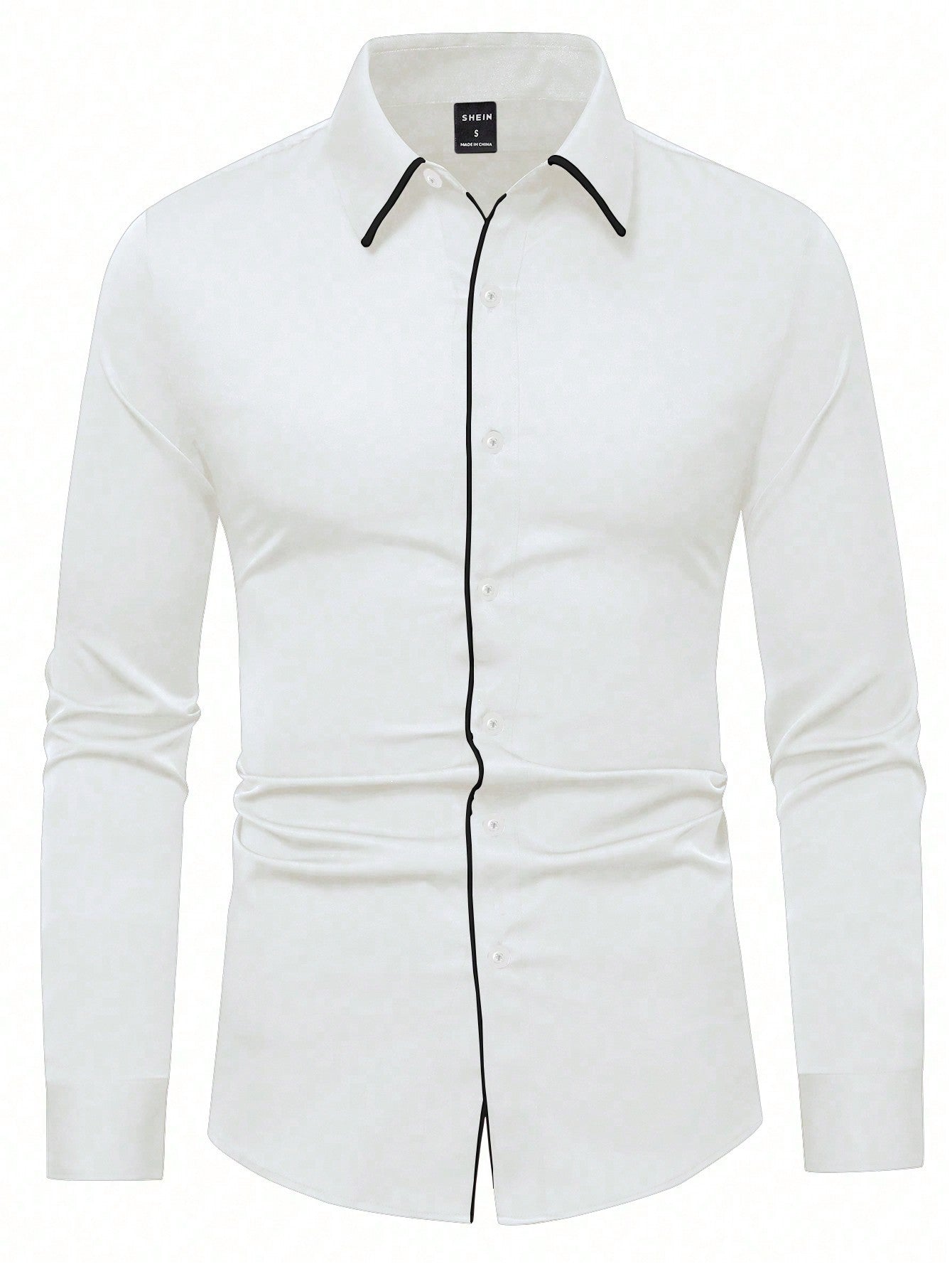 Manfinity Mode Men Solid Button Up Shirt