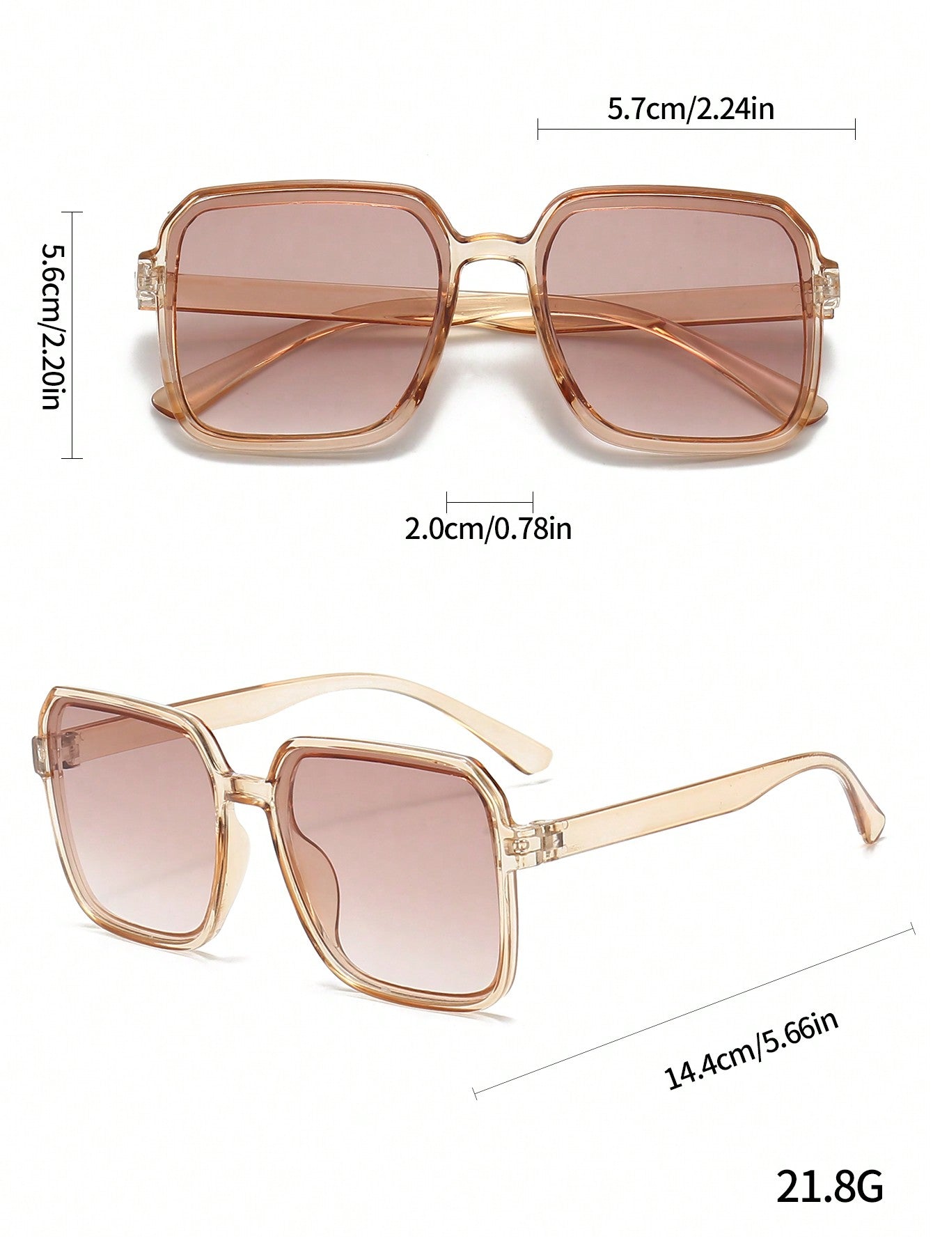 1pc Sporty Outdoor Y2k Retro Travel Beach Unisex Fashion Sunglasses With Big Frame For Summer