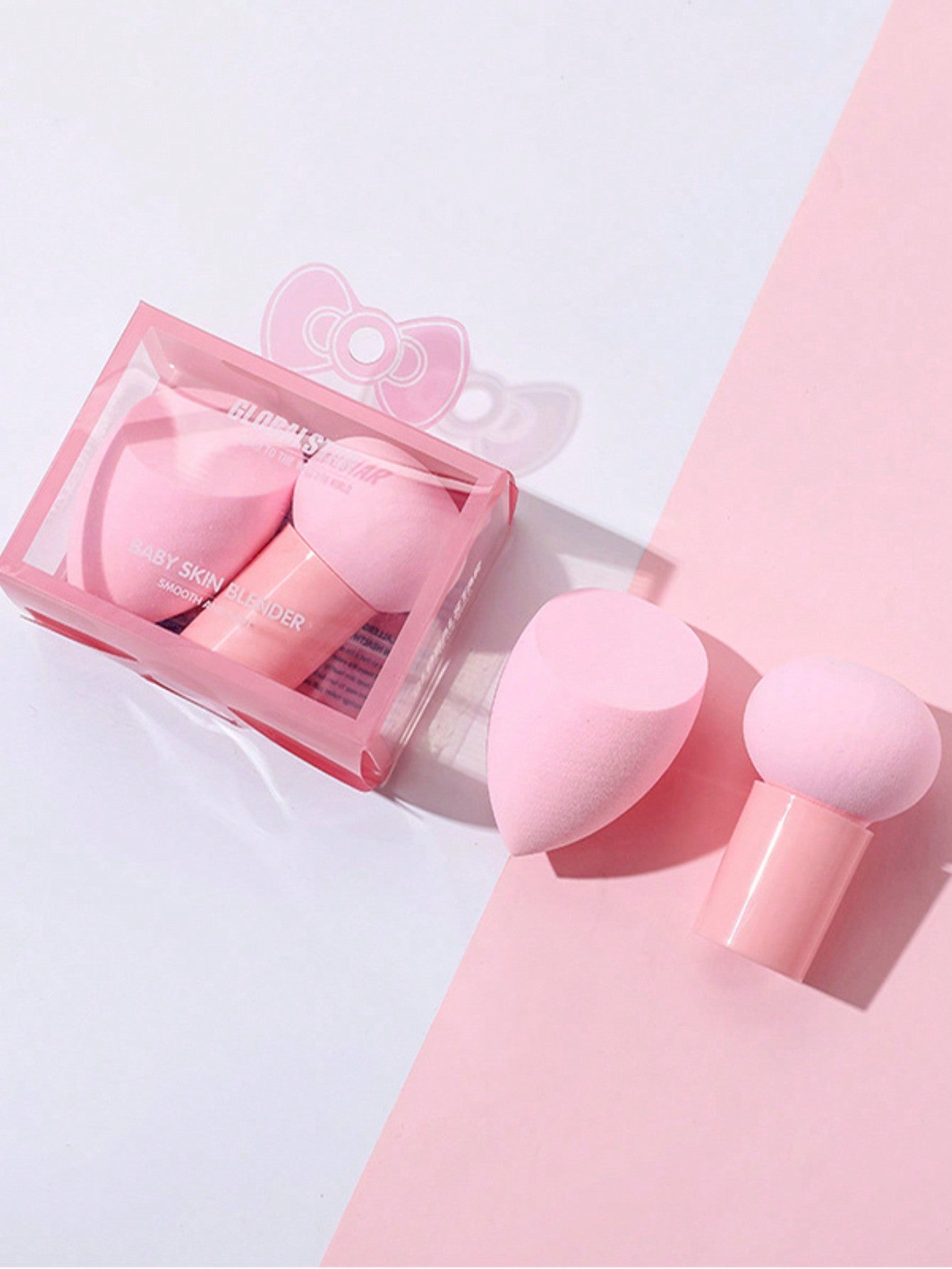 2pcs Mushroom Shaped Makeup Sponges In Random Colors, Suitable For Cream & Powder Concealer, Loose Powder Makeup Applicator, Super Soft Makeup Blender, Makeup Puff, Ideal Gift For Girls And Women