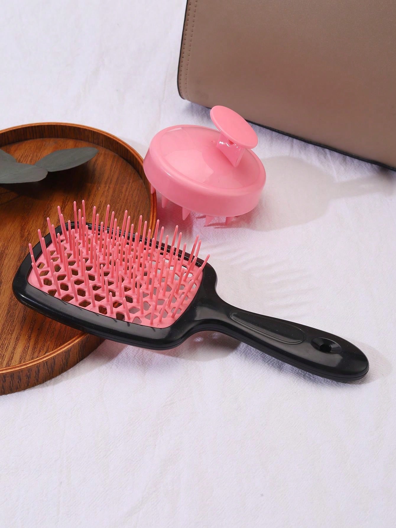 2PCS, 1Pc Shampoo Comb Scalp Massager, 2-In-1 Dry/Wet Hair Scalp Massager Shampoo Brush Scalp Care Brush For Scalp Care, Suitable For Men, Women, And Children, 1pc Hairdressing Massage Hair Drying Quick-Drying Comb Honeycomb Mesh Comb 1PC Purple Non-Knott