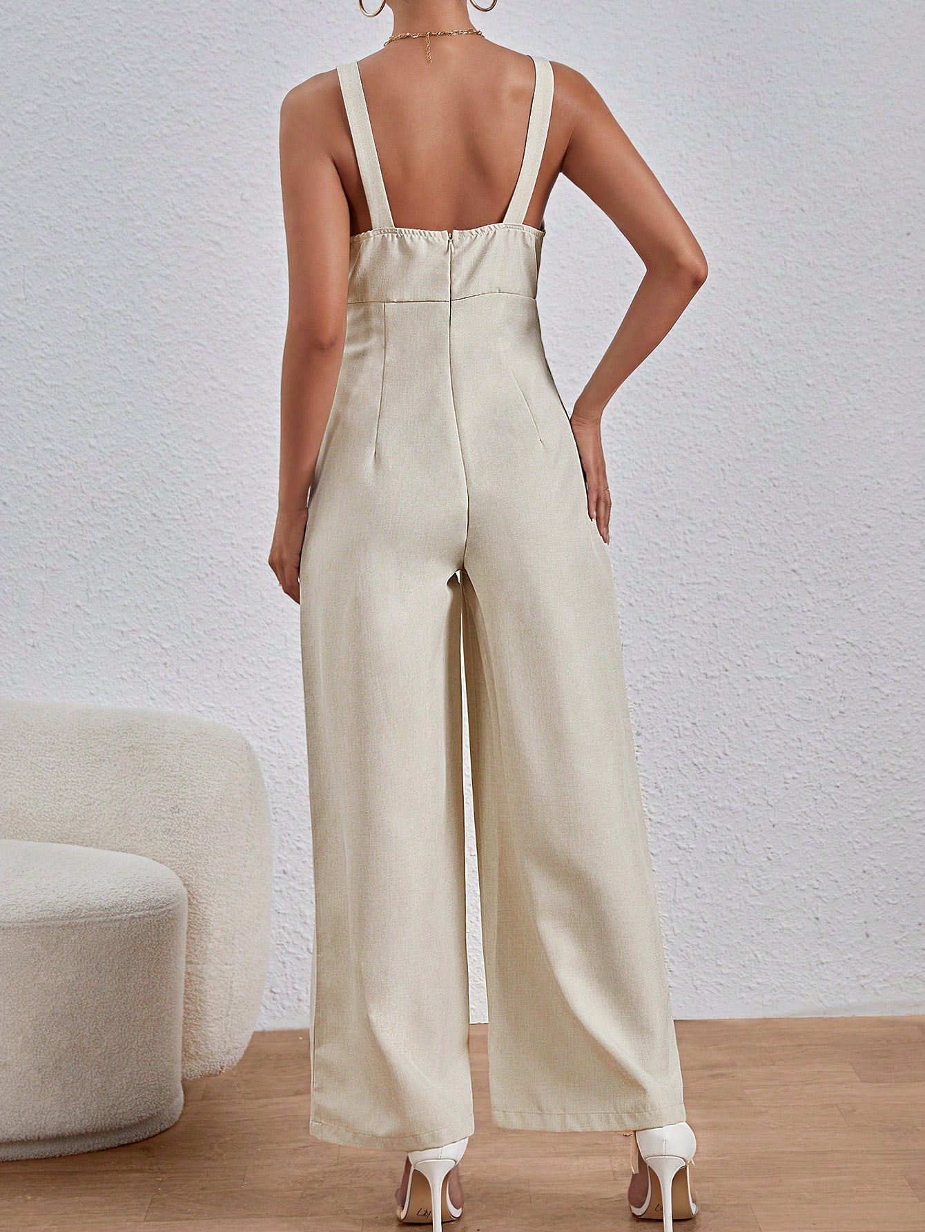 Privé Women'S Solid Color Jumpsuit