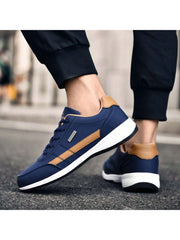 Men'S Fashionable Breathable Sneakers With Comfortable Soft Sole, Versatile Sports Shoes