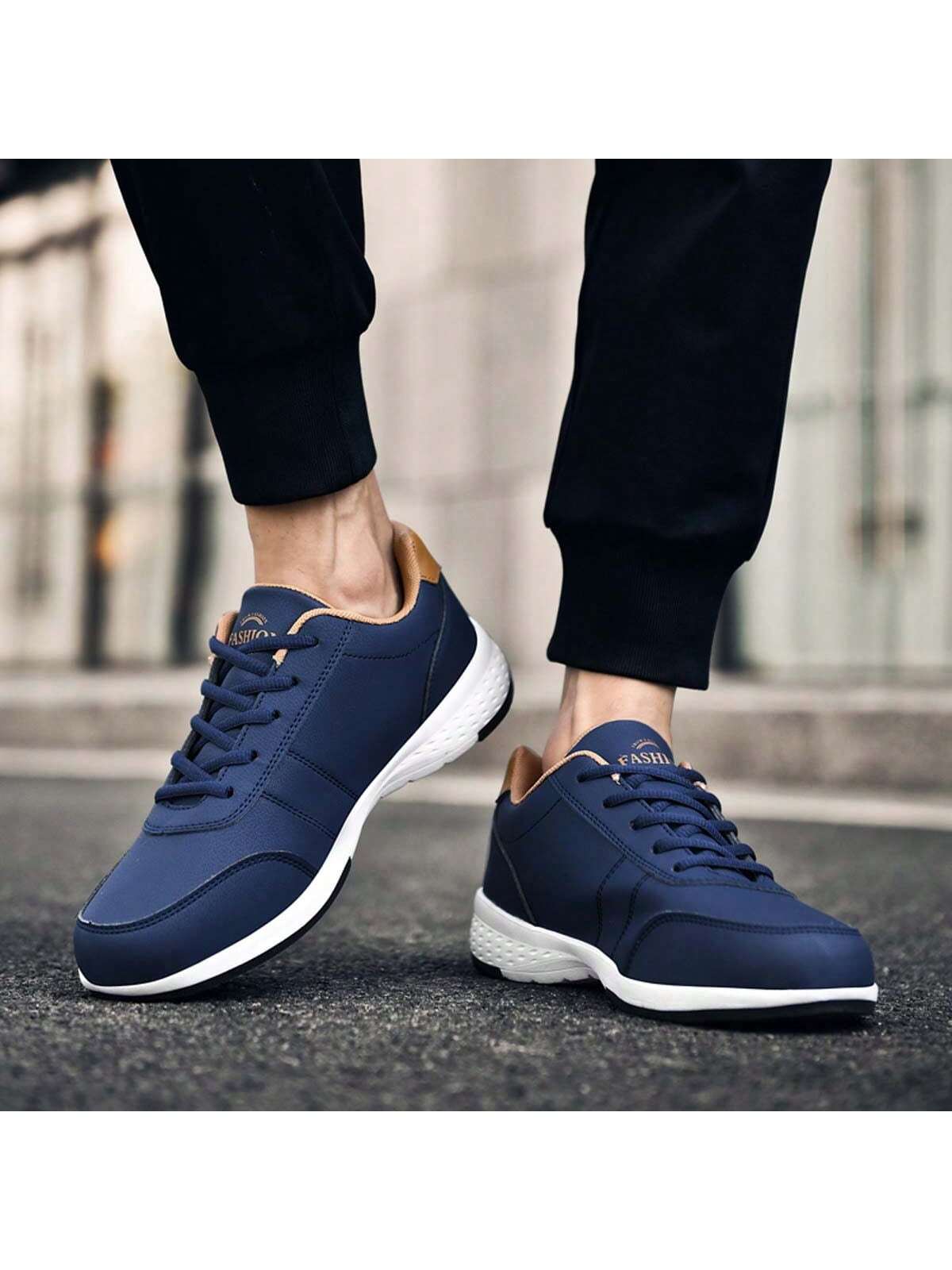 Men'S Fashionable Breathable Sneakers With Comfortable Soft Sole, Versatile Sports Shoes