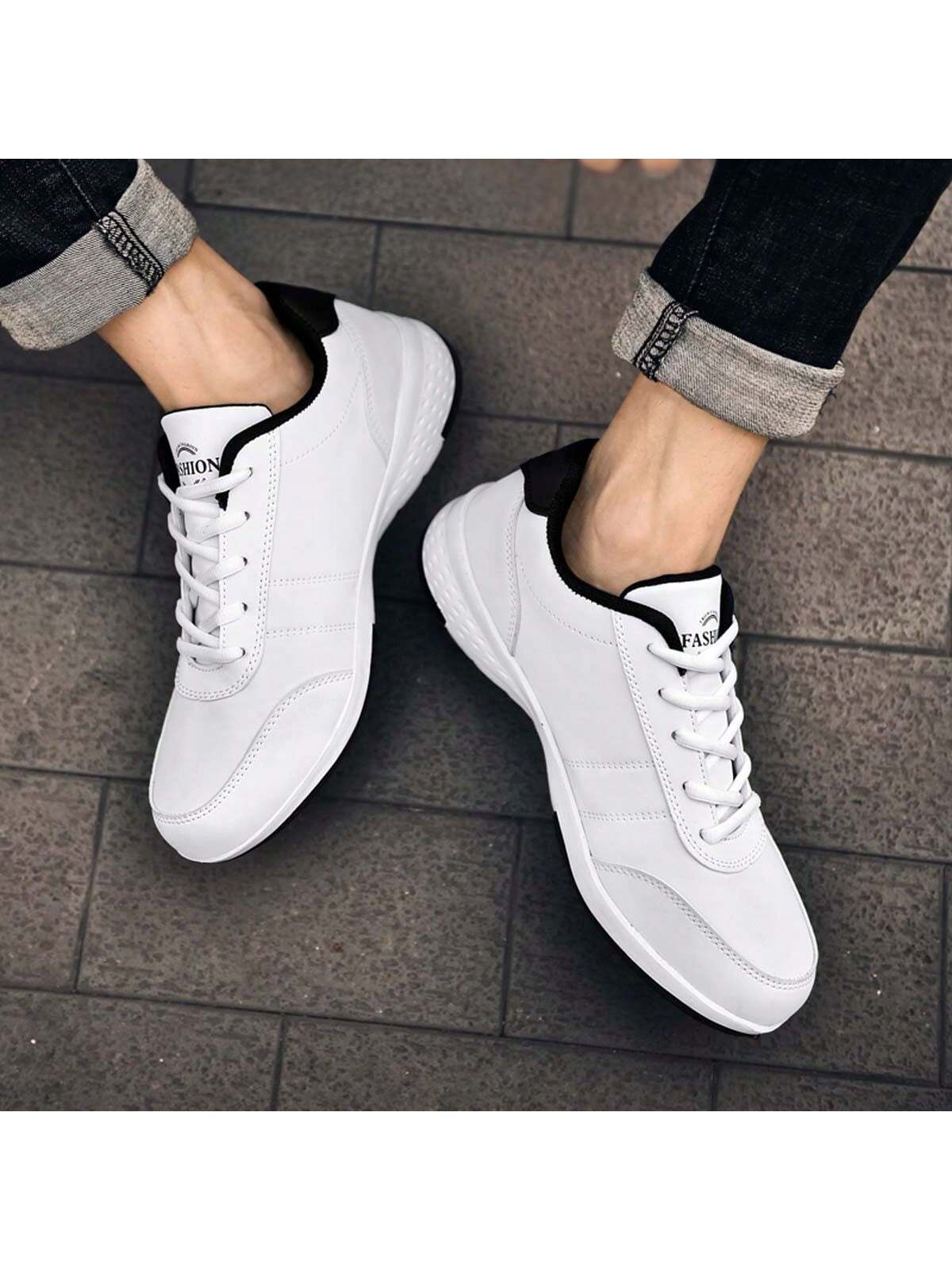 Men'S Fashionable Breathable Sneakers With Comfortable Soft Sole, Versatile Sports Shoes