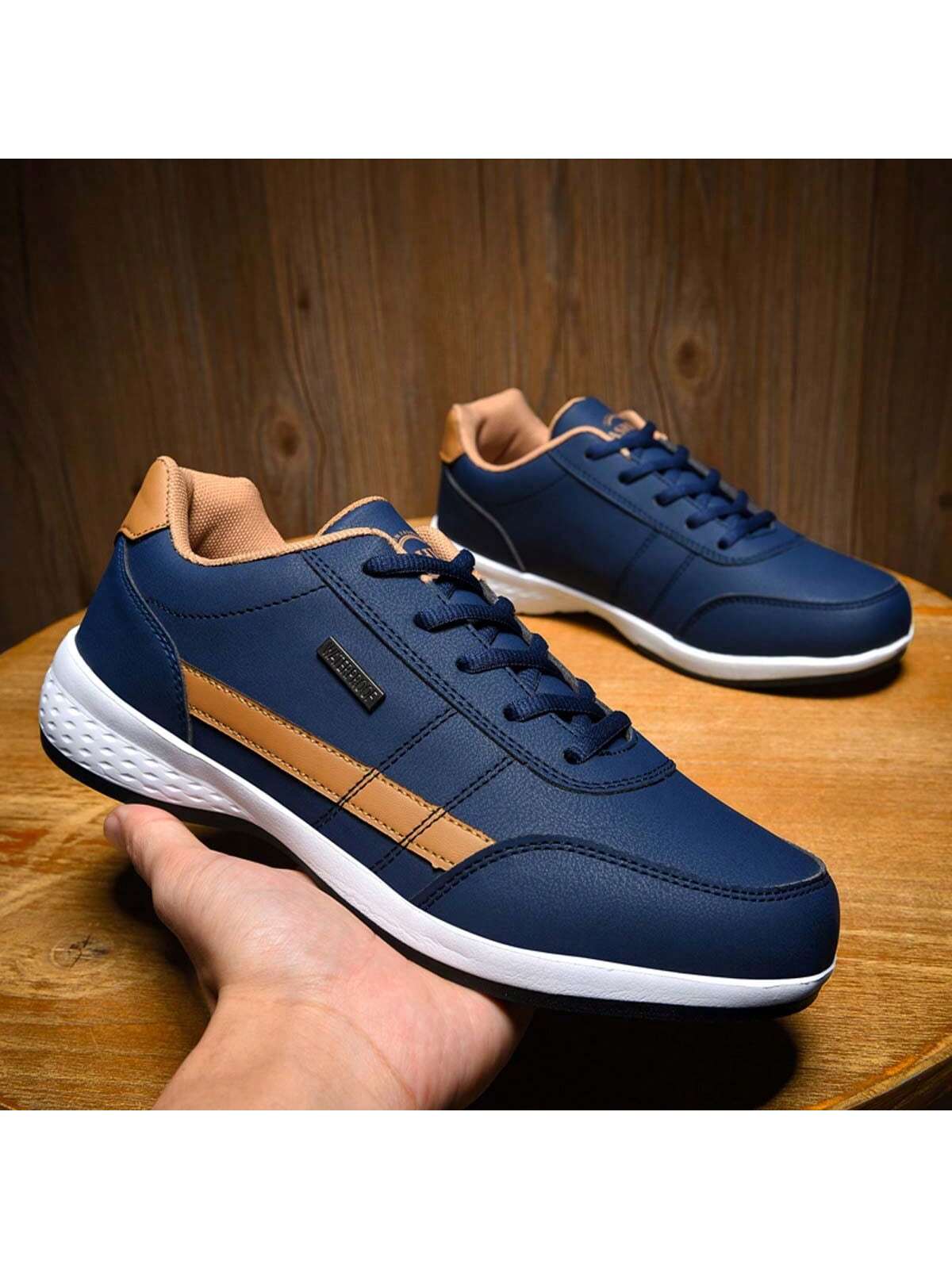 Men'S Fashionable Breathable Sneakers With Comfortable Soft Sole, Versatile Sports Shoes