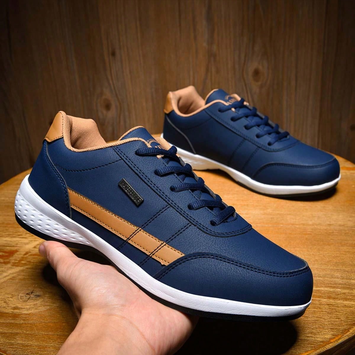 Men'S Fashionable Breathable Sneakers With Comfortable Soft Sole, Versatile Sports Shoes