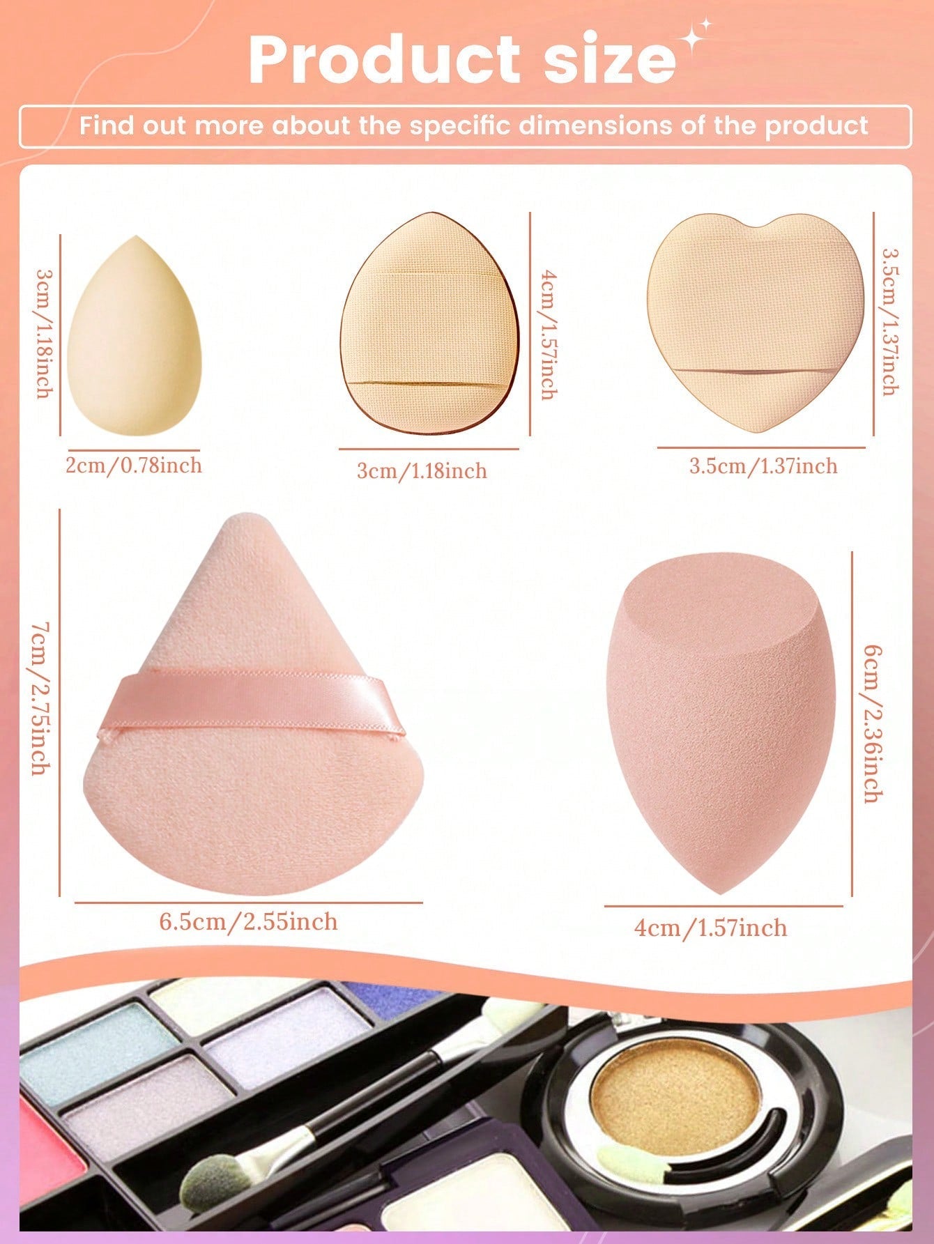 1pcs Storage Bucket+7PCS Makeup Sponge+9PCS Makeup Puff Set Soft Triangle Powder Mineral Puff For Face Makeup,Suitable For Cream & Powder Concealer, Loose Powder Makeup Applicator