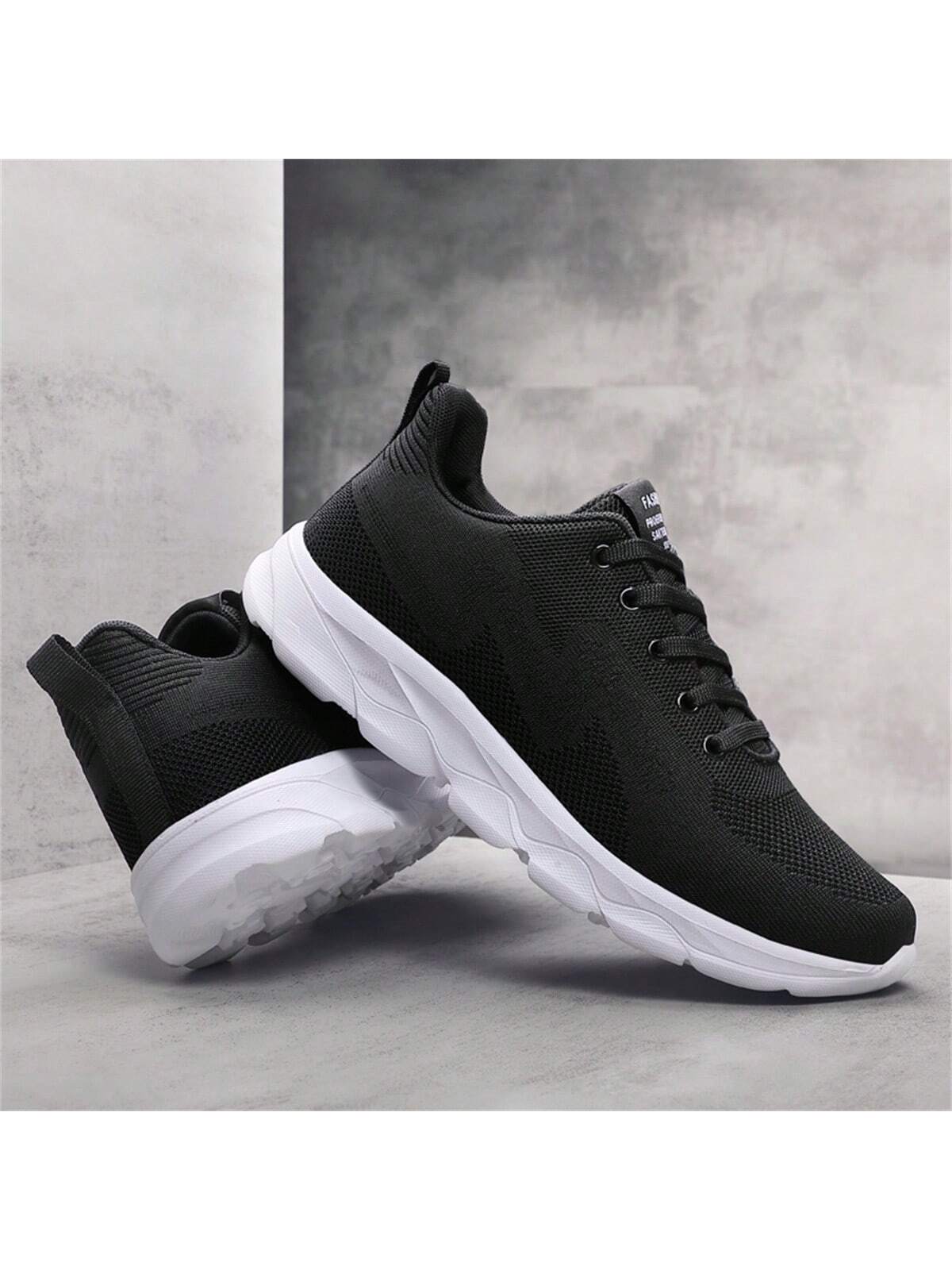 2023 New Arrivals Wholesale Men'S Plus Size Sport Shoes, Breathable Mesh Fashionable Thick-Soled Couples Running Shoes Suitable For Road Running, On Sale