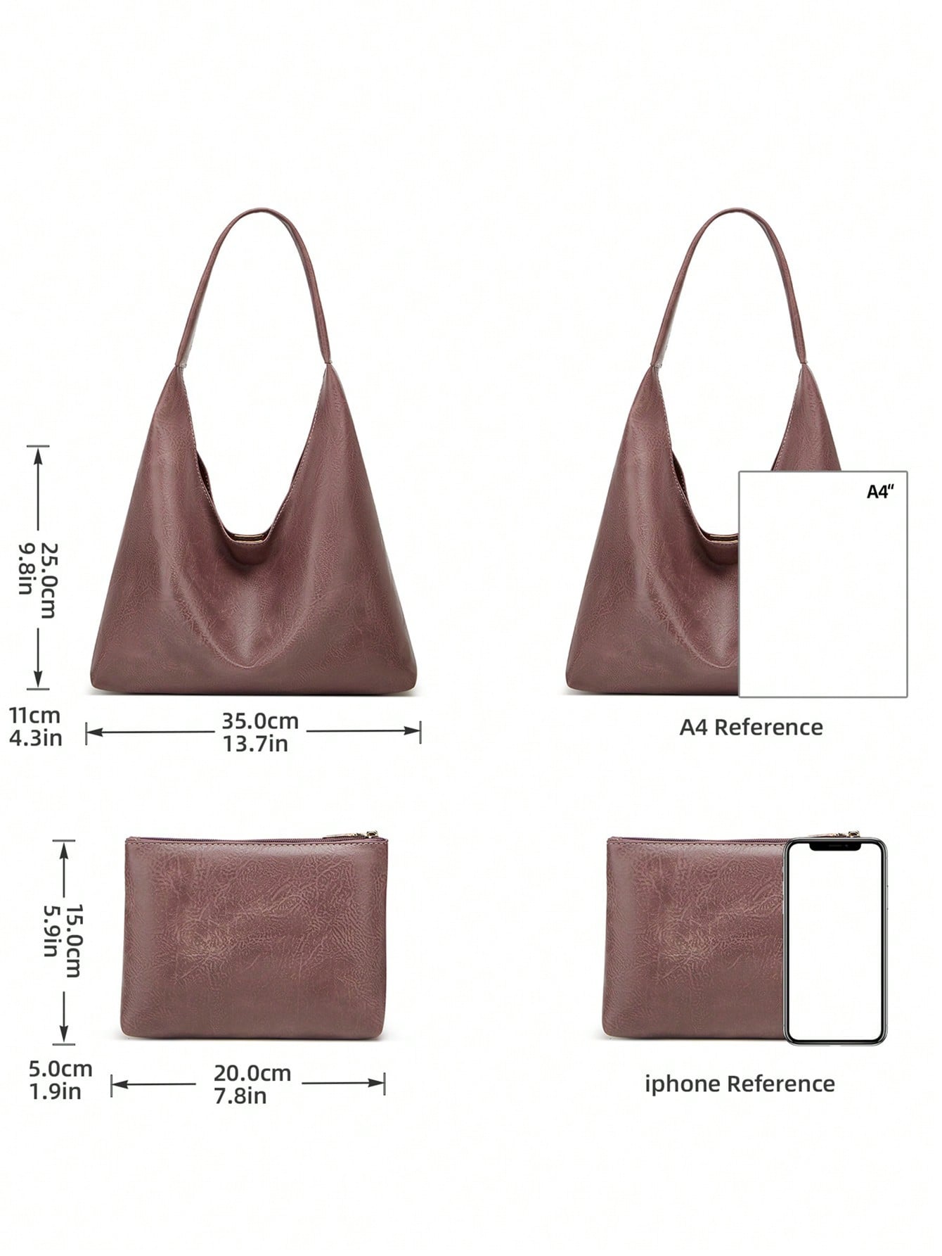 New Arrival Tote Bag Women'S Shoulder Bag Handbag Vintage Large Capacity Tote Bag Simple Design