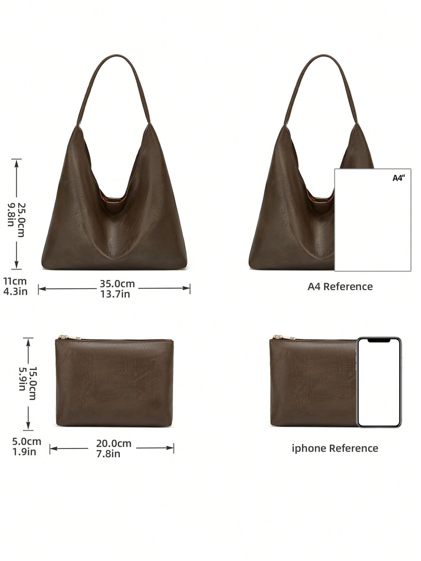 New Arrival Tote Bag Women'S Shoulder Bag Handbag Vintage Large Capacity Tote Bag Simple Design