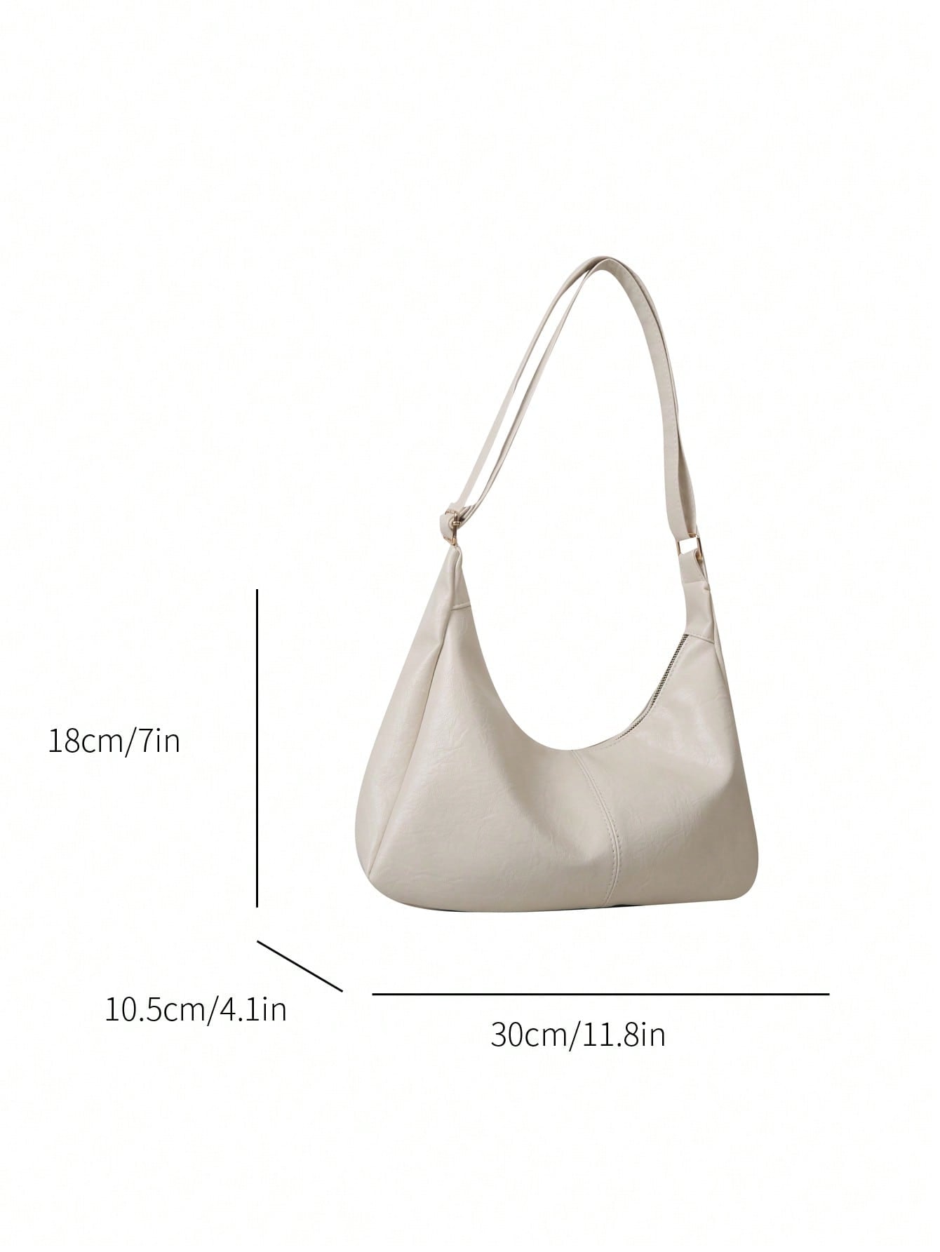 Minimalist Hobo Bag Medium Pu For Teen Girls Women College Students,Rookies & White-collar Workers Perfect for Office,Work ,Business,Commute Best Work Bag for Women