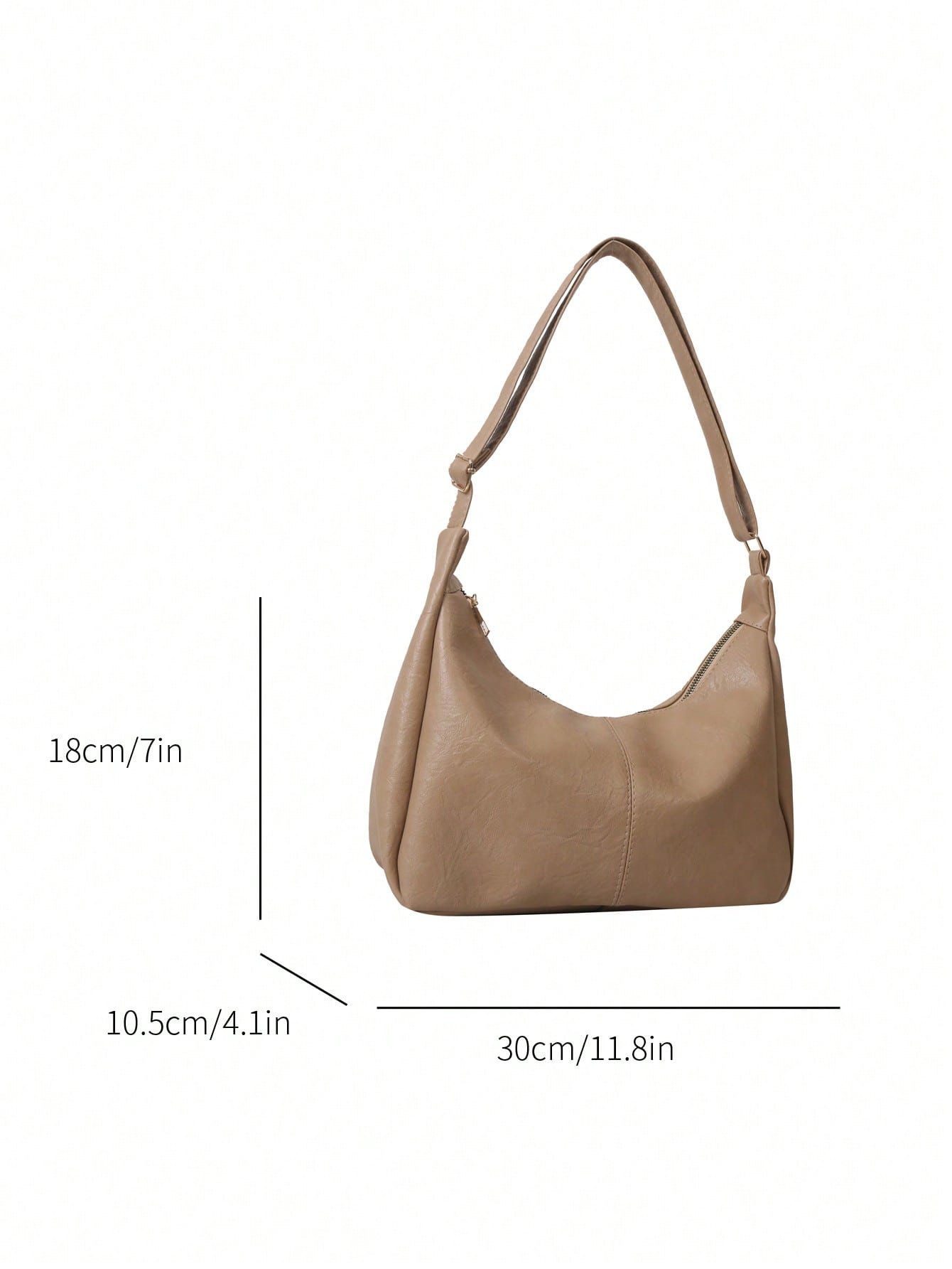 Minimalist Hobo Bag Medium Pu For Teen Girls Women College Students,Rookies & White-collar Workers Perfect for Office,Work ,Business,Commute Best Work Bag for Women