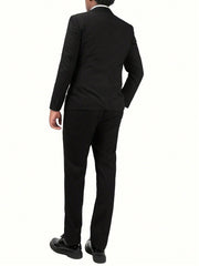 Manfinity Mode Men'S Single-Breasted Suit Set