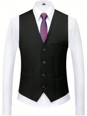 Manfinity Mode Men'S Single-Breasted Suit Set