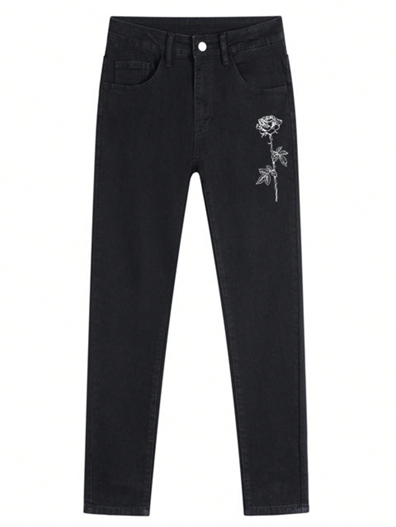 Men'S Flower Pattern Printed Pants