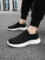 Men's Breathable Slip-On Casual Socks Shoes With Mesh