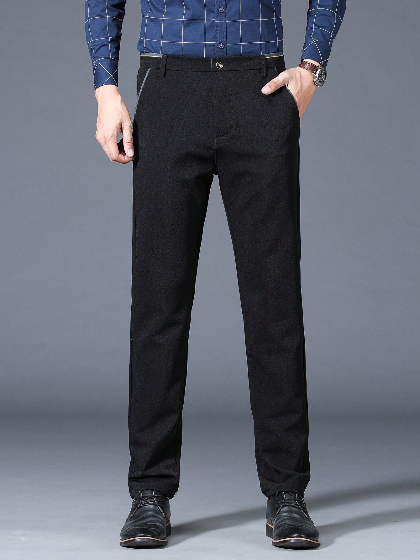 Men's Business Straight Leg Dress Pants