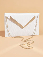 Luxury Dinner Bag, Evening Bag Glamorous, Elegant, Exquisite, Quiet Luxury Metal Decor Chain Flap Square Bag Square Bag For Lady, Woman, For Party Girl Perfect For Party, Wedding, Prom, Dinner/Banquet, Dinner/Banquet, Best Gift For Women Mom Teacher Frien