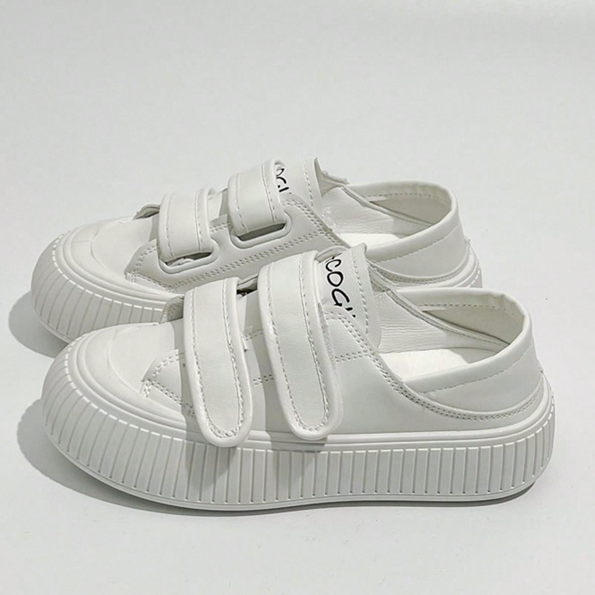 Women's White Outdoor Comfortable Casual Sneakers