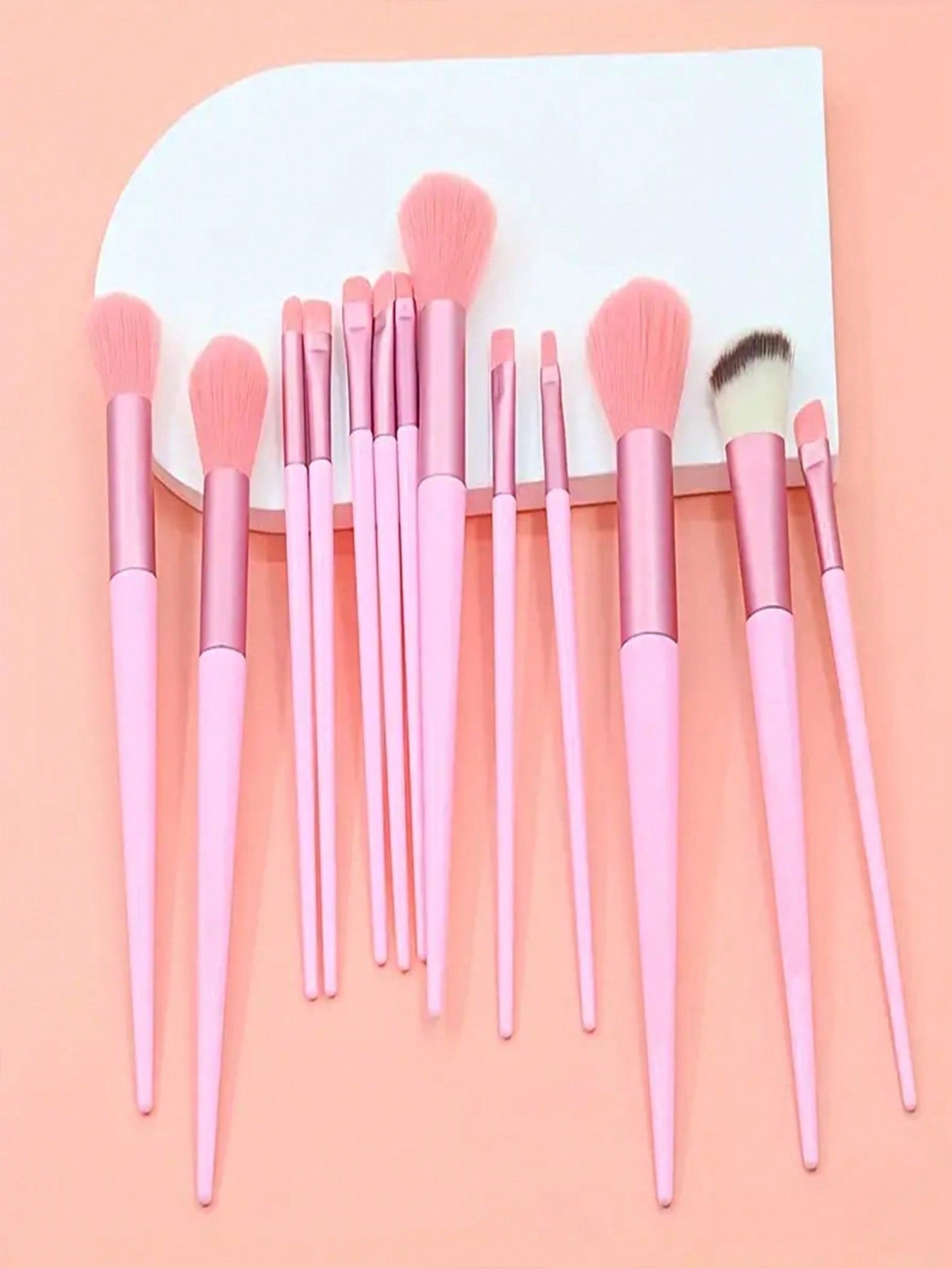 13pcs Violet Makeup Brush Set And Storage Bag Brush Bristles Soft 13 Blush Eyeshadow Concealer Foundation Loose Powder Highlighter Brush Eyebrow Brush Lip Brush Concealer Brush Beginner Makeup Kit Perfect Gift For Valentine'S Day