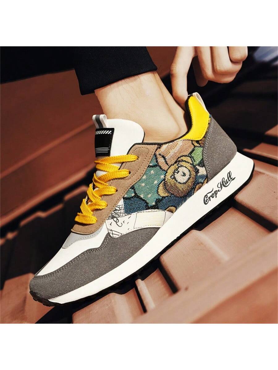 Men's Casual Agan Shoes, Sports Shoes, Fashionable Versatile, Harajuku Style, Breathable Dad Sneakers