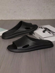 Men's Non-Slip, Silent, Thick Bottomed, Soft, Couples' Bathroom Slippers In Summer For Home Use