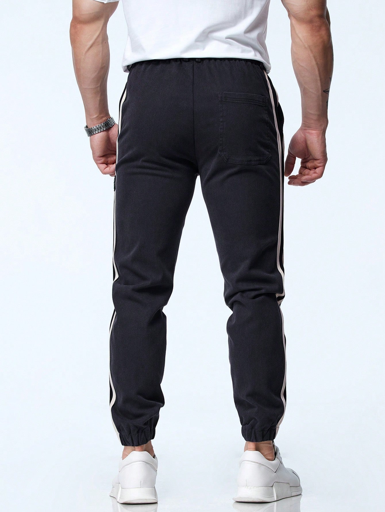 Men's Tight Fit Joggers With Elastic Cuffs