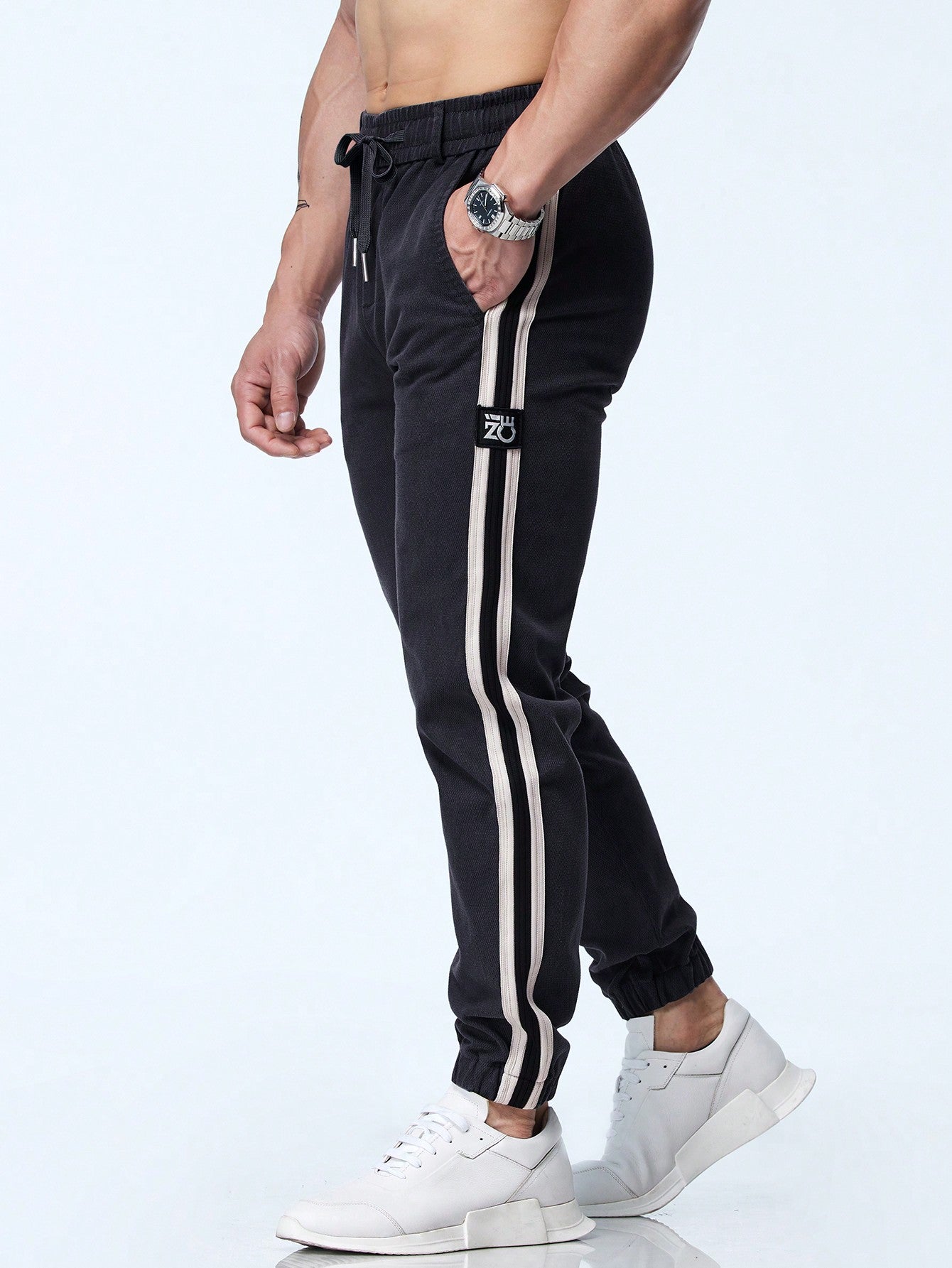 Men's Tight Fit Joggers With Elastic Cuffs