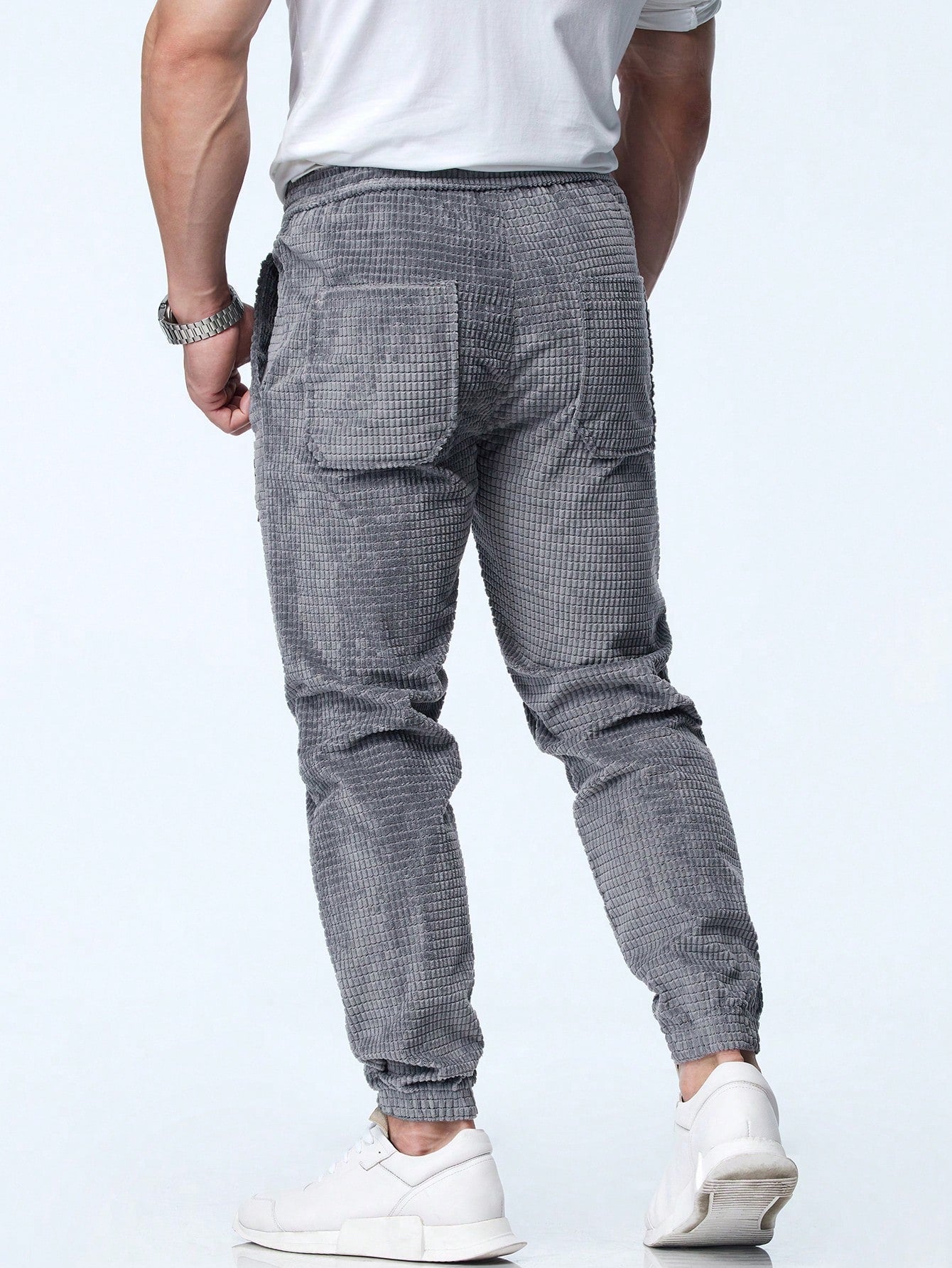 Men's Elastic Waist Casual Pants