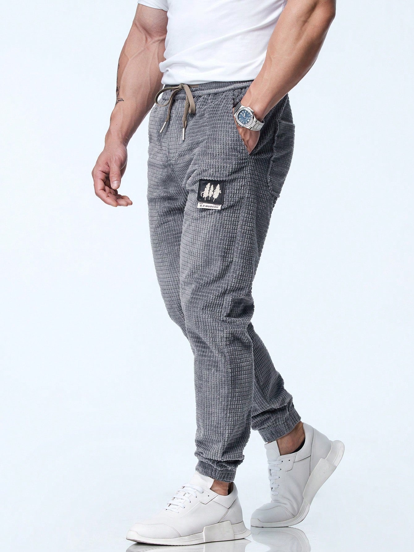 Men's Elastic Waist Casual Pants