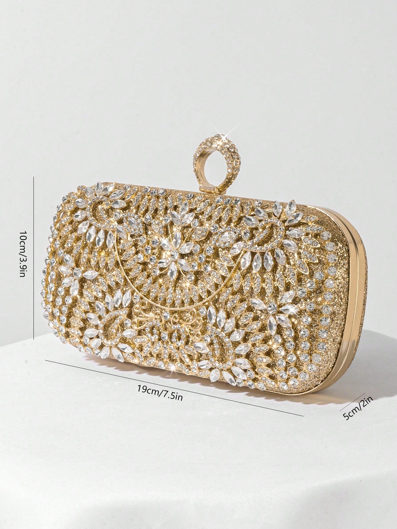 Women's Evening Bag, European And American Style Handheld Diamond Clutch, Formal Dress, Party, Prom