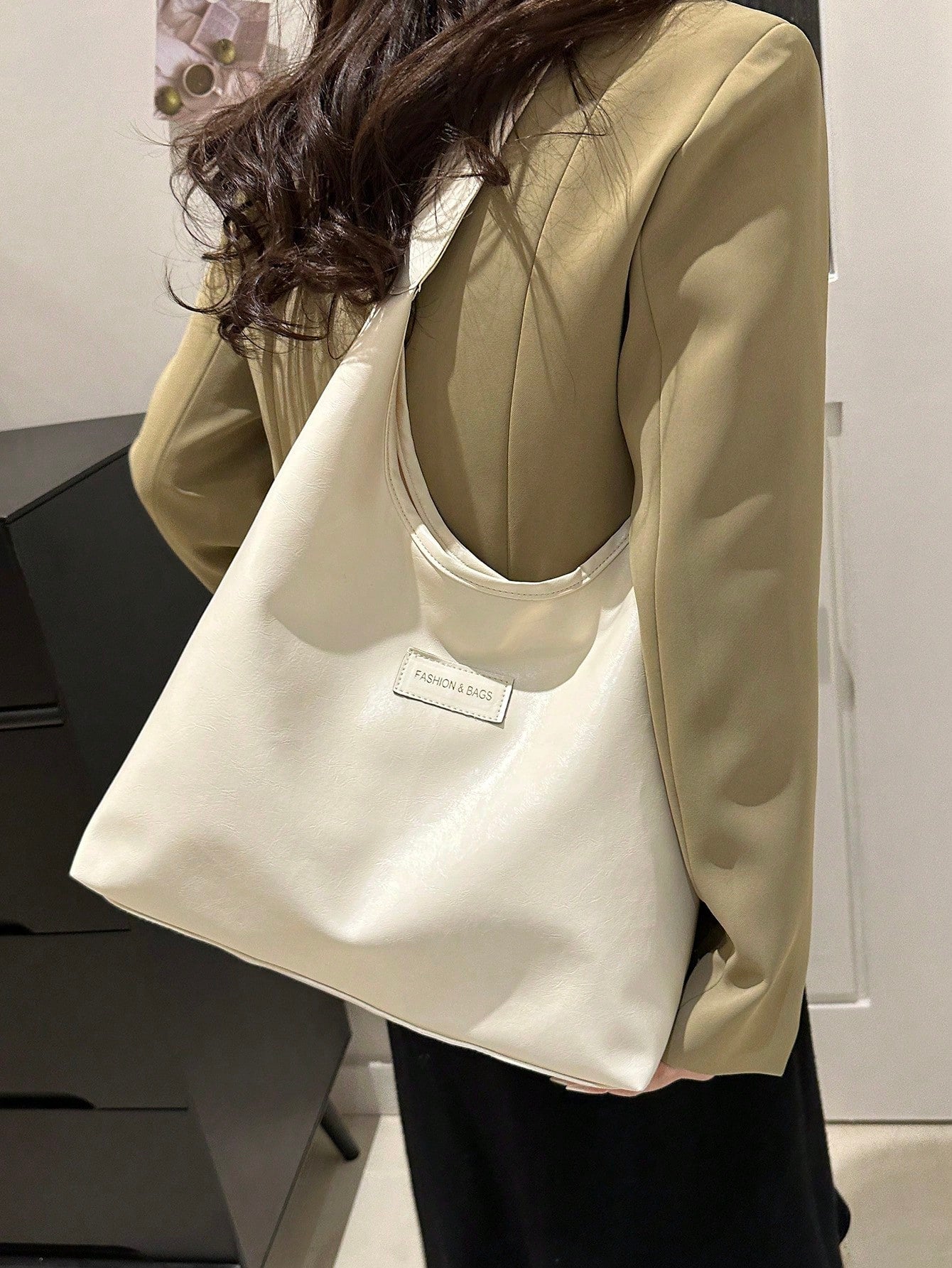 Minimalist Hobo Bag Medium Pu For Teen Girls Women College Students,Rookies & White-collar Workers Perfect for Office,Work ,Business,Commute Best Work Bag for Women