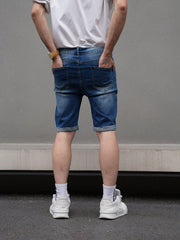 Manfinity EMRG Men's Ripped & Washed Denim Shorts