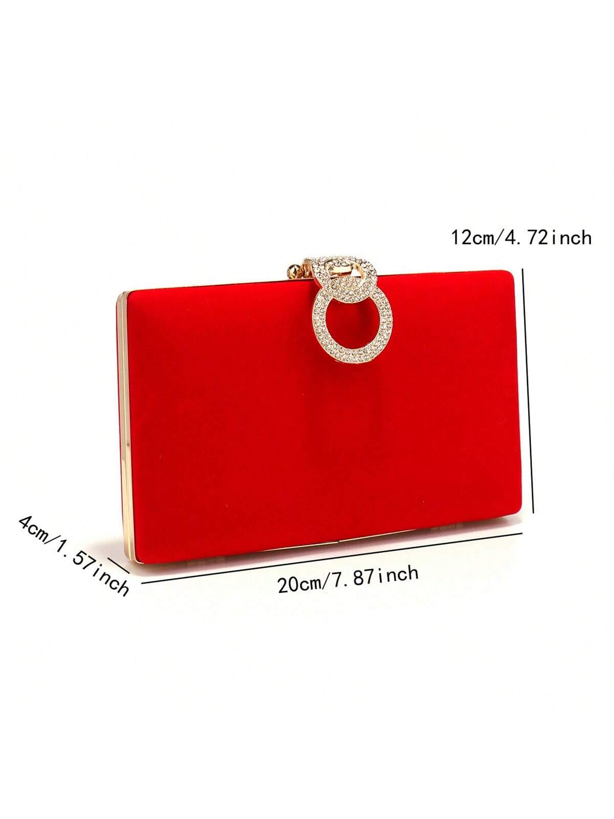 Velvet Women Evening Bags Diamonds Metal Golden Clutch Bags Flap Design Fashion Lady Gift Wedding Bridal Handbags Purse With Necklace Earrings Ring Wedding Bridal Jewelry Sets