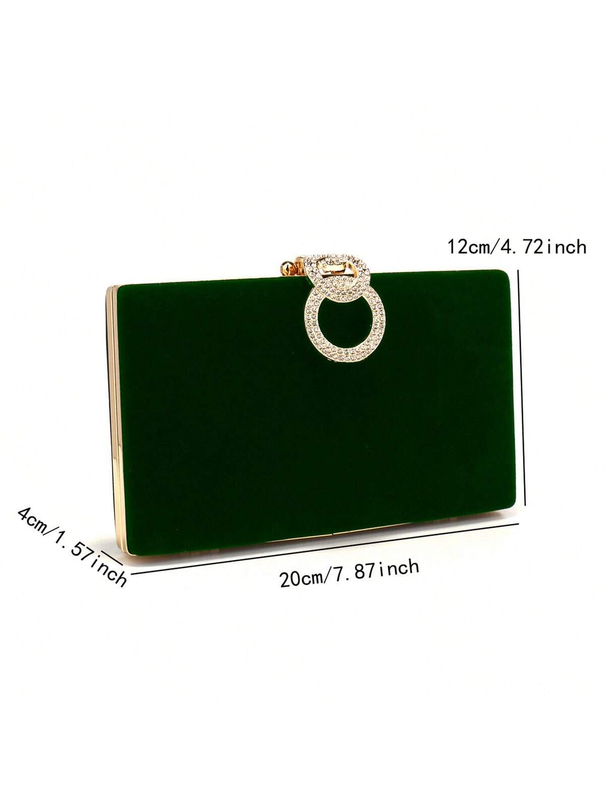 Velvet Women Evening Bags Diamonds Metal Golden Clutch Bags Flap Design Fashion Lady Gift Wedding Bridal Handbags Purse With Necklace Earrings Ring Wedding Bridal Jewelry Sets