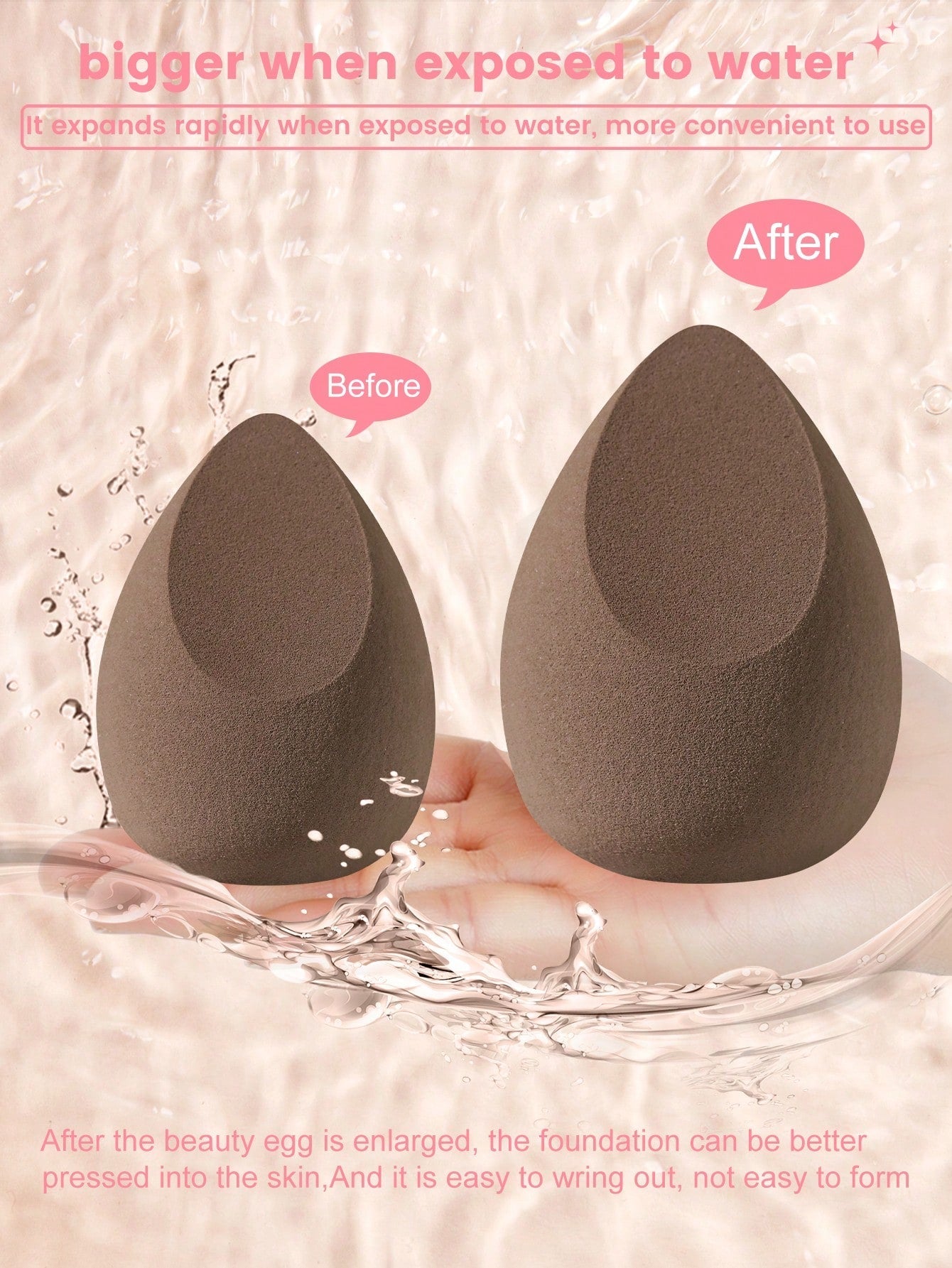 1pcs Storage Bucket+7PCS Makeup Sponge+9PCS Makeup Puff Set Soft Triangle Powder Mineral Puff For Face Makeup,Suitable For Cream & Powder Concealer, Loose Powder Makeup Applicator