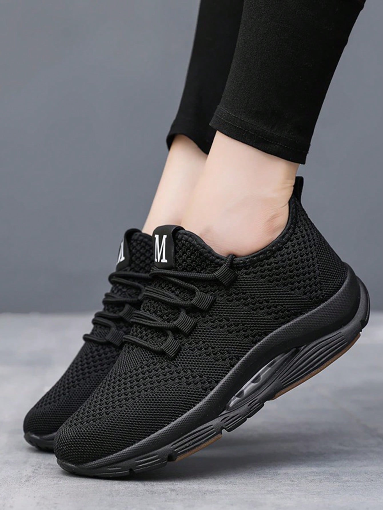 Women's Breathable Mesh Sneakers, Casual Lace Up Outdoor Shoes, Comfortable Low Top Shoes