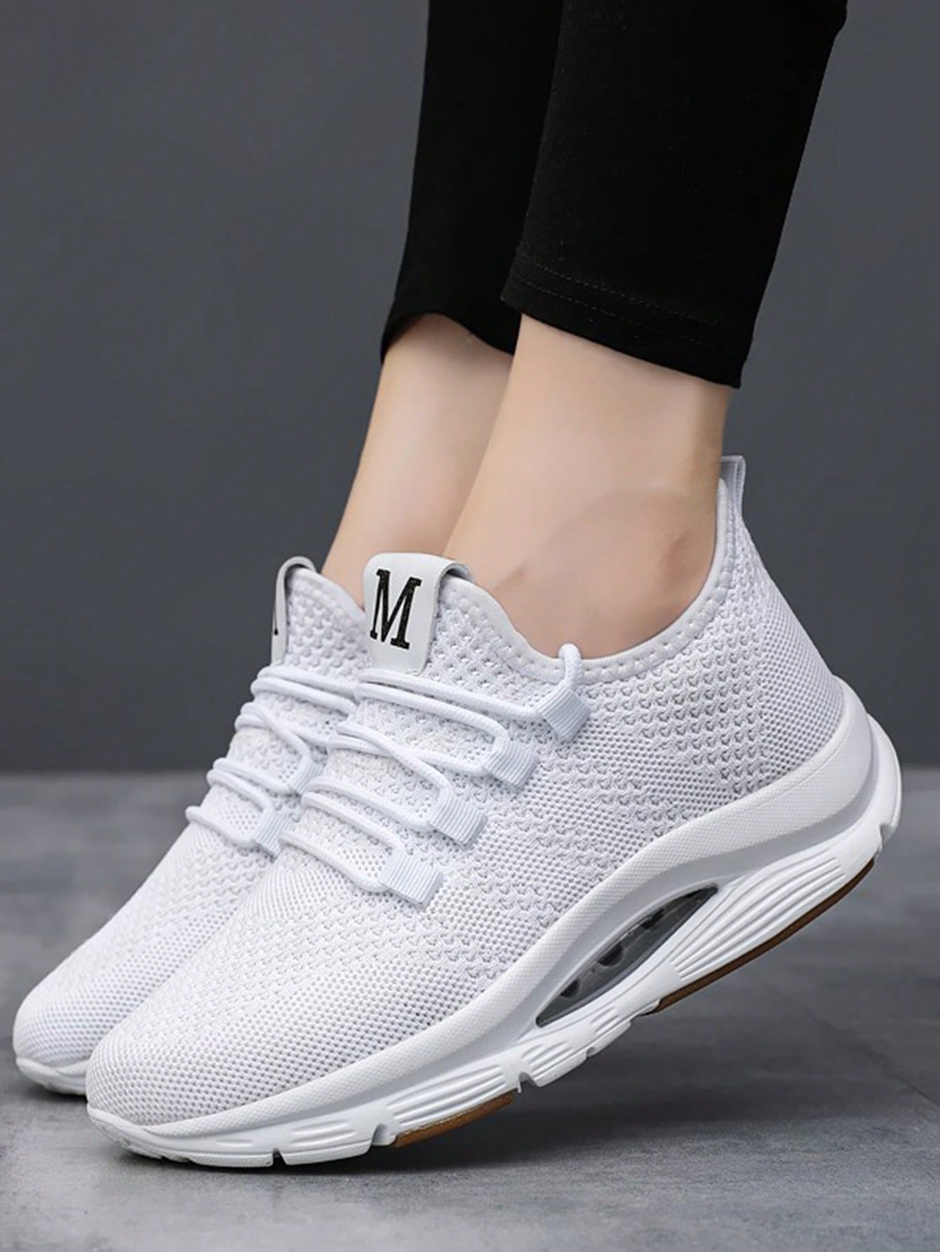 Women's Breathable Mesh Sneakers, Casual Lace Up Outdoor Shoes, Comfortable Low Top Shoes