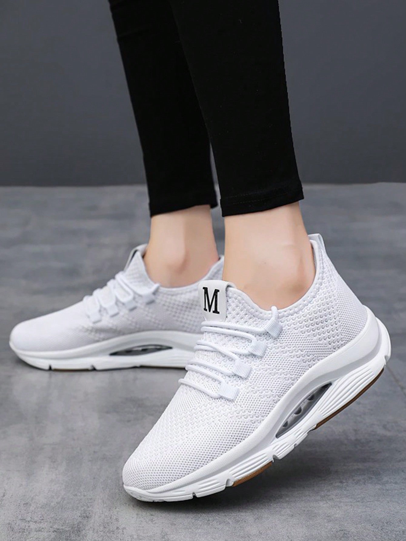 Women's Breathable Mesh Sneakers, Casual Lace Up Outdoor Shoes, Comfortable Low Top Shoes