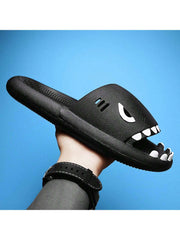 Shark-Shaped Men's Slippers With Non-Slip & Anti-Odor Design, Perfect For Summer Outdoor Activities And Beach Wear