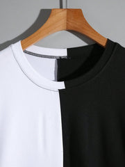 Men'S Color Block T-Shirt Set